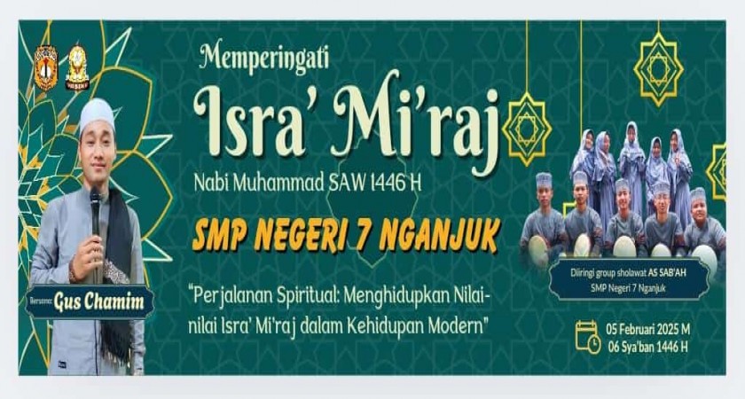 Gelar Peringatan Isra Mi'raj, Hadirkan Gus Chamim diiringi Grup Sholawat As-Sab’ah
