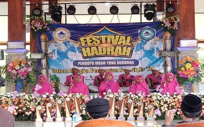 Sabet Juara 1 di Festival Hadrah Se-Kab. Nganjuk Pendopo Mbah Yong