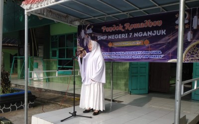 Kegiatan Pondok Ramadan dan Pembayaran Zakat Fitrah di SMPN 7 Nganjuk